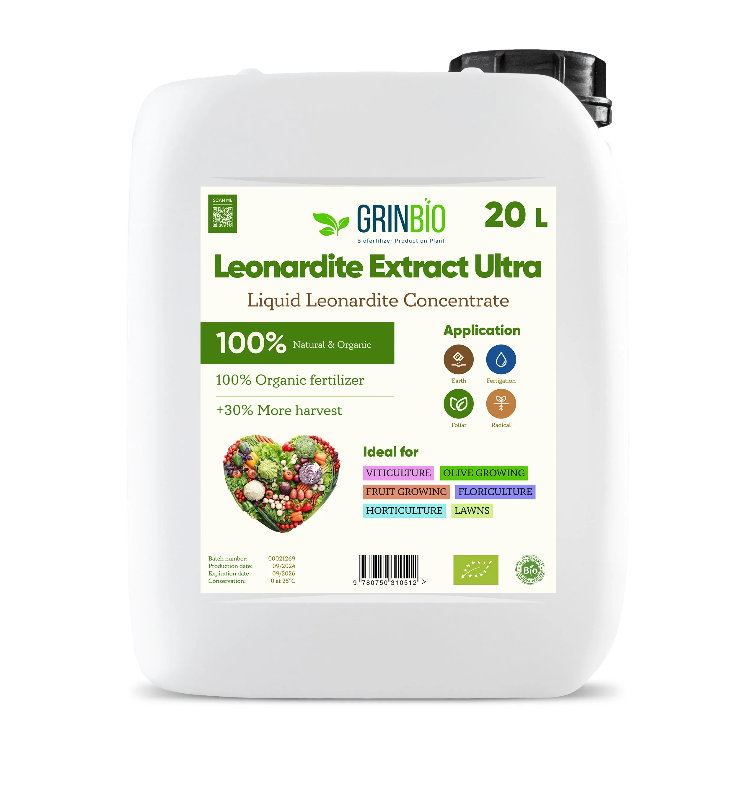 Leonardite Extract Ultra 20 L.