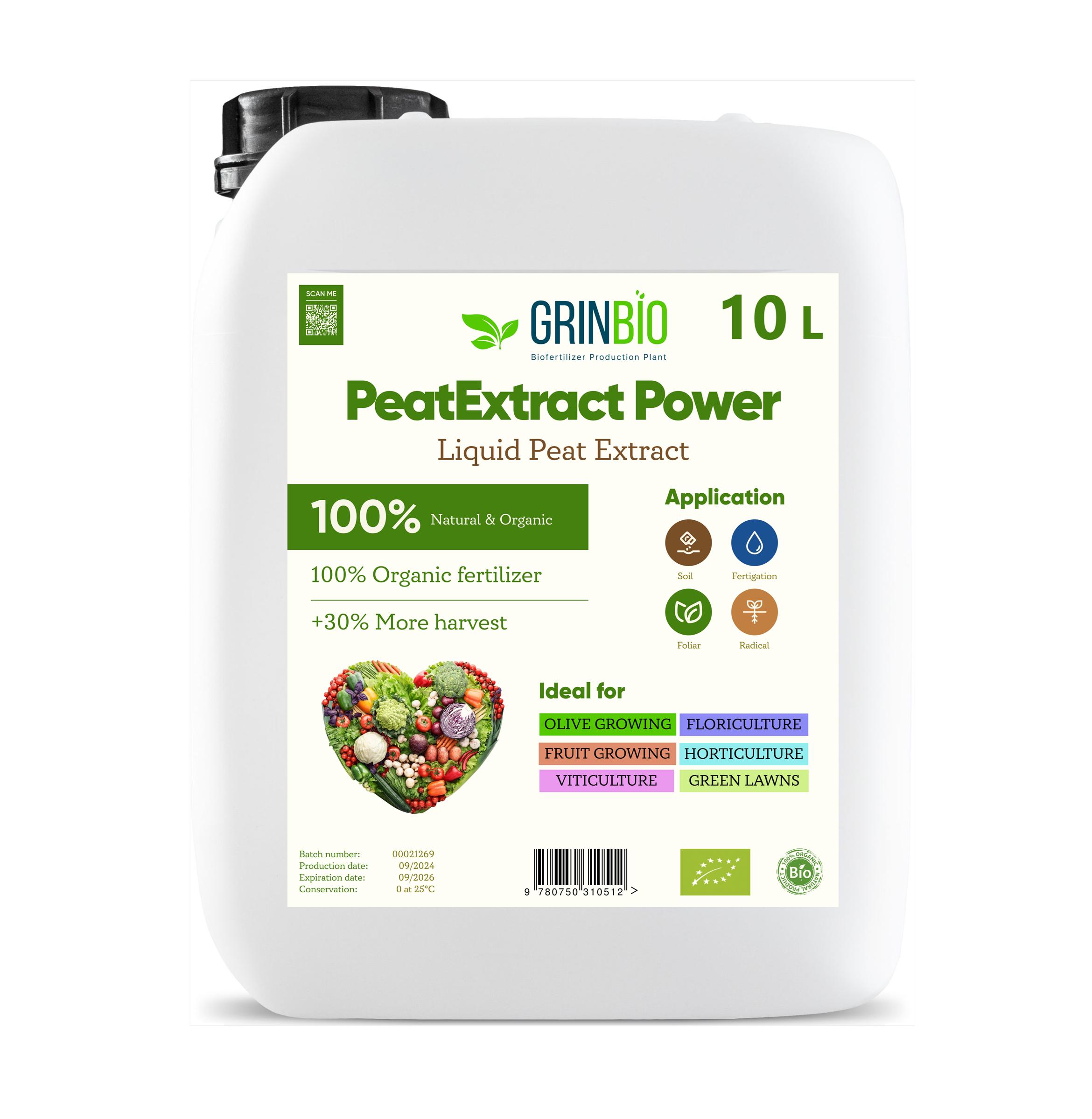 Peat Extract Power  10 L.