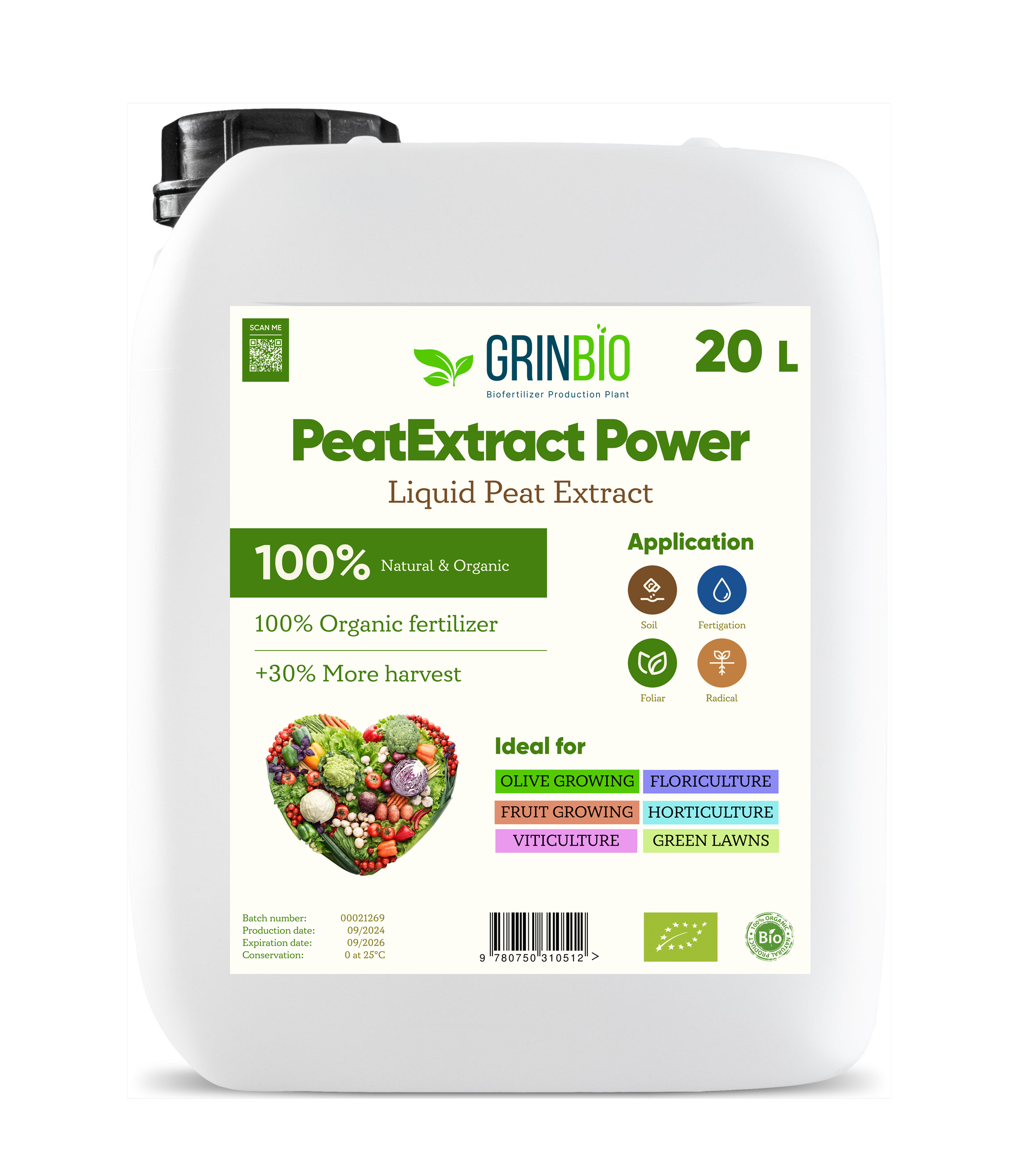 Peat Extract Power  20 L.